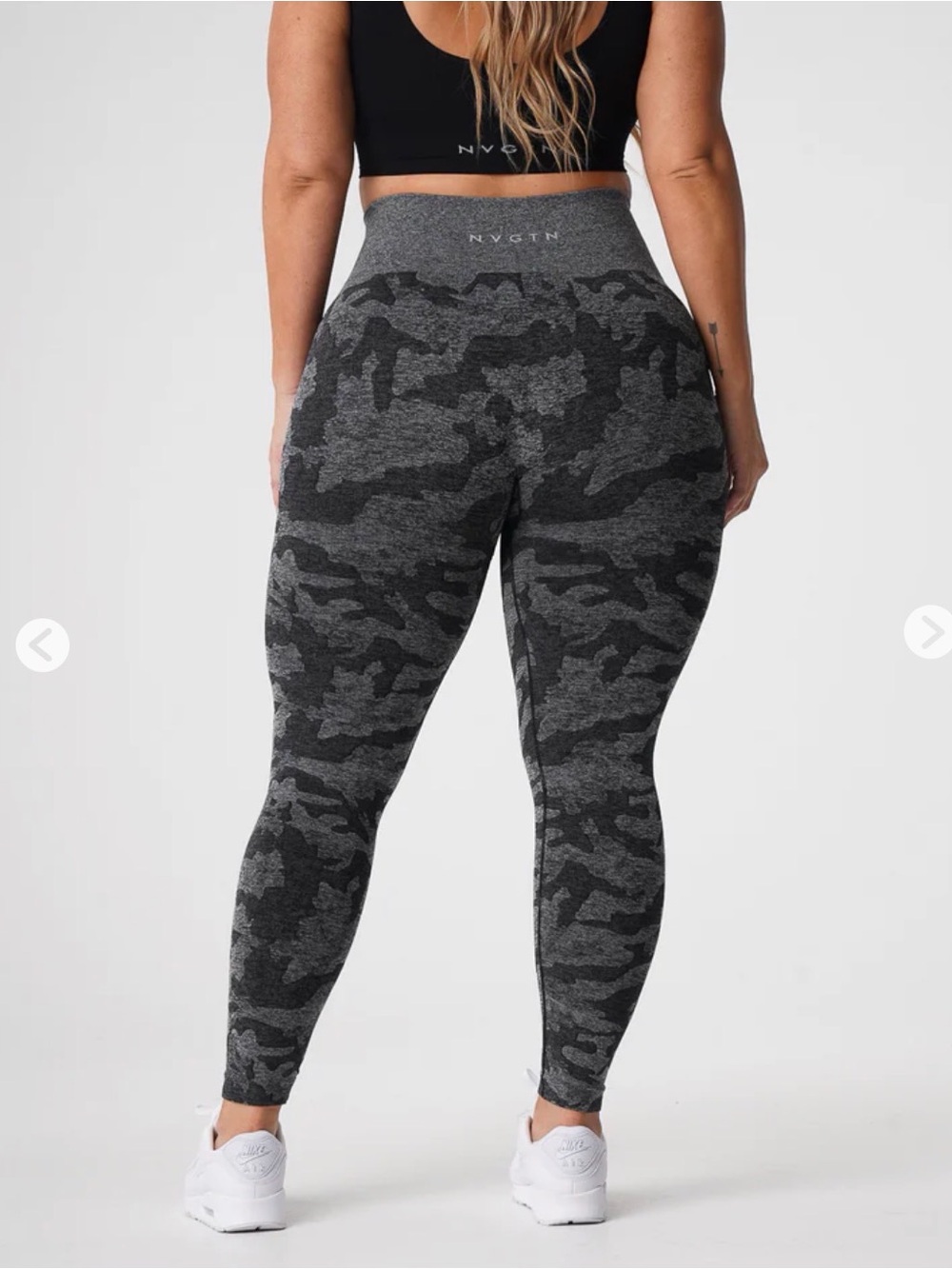 NVGTN Charcoal Camo Seamless High-Rise Leggings